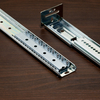 Light Duty 35mm Ball Bearing Slides Strong Pull 2-Fold Single Extension Telescopic Rails with Rear Mount Bracket