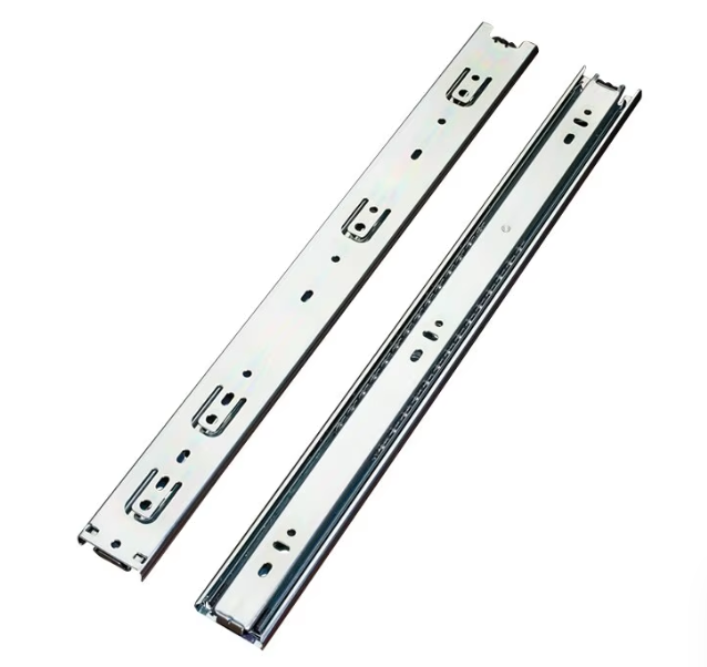 BS4501 Heavy-Duty 45mm Telescopic Ball Bearing Drawer Slides for Cabinets