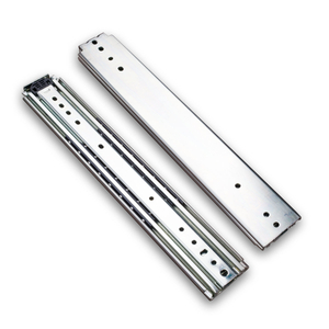 BS7601 76mm Three Section Heavy Duty Ball Bearing Slides Full Extension for Apartment