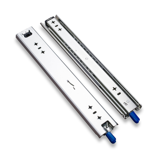 BS5320 Heavy Duty 53mm Three Section Ball Bearing Slides Handle for Cabinets Kitchen