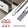 Factory Low Price Kitchen Cabinet Hardware 100lbs Drawer Telescopic Slide Rails With Buffer Damper Full Extension Ball Bearing Hydraulic Soft Closing Drawer Sliders For Cabinet Box 