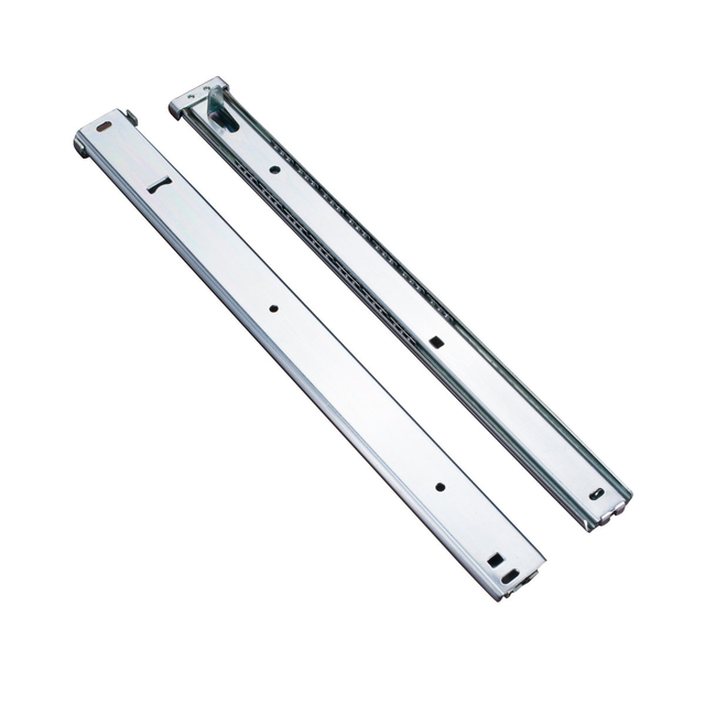 BS2724 27mm 2 Section Reinforced Pull Ball Bearing Slides Protrusion Design for Cabinets