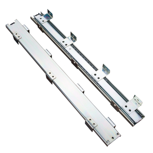 BS4508 Heavy Duty 45mm Three Section L Shaped Side Feet Ball Bearing Slides