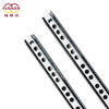 2-fold 17mm 27mm Width Hot Sale Cheap Price Furniture Kitchen Cabinet Ball Bearing Galvanized Drawer Slide Runners Channel