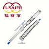  FOSHAN Factory free sample 53mm Width Full-Extension Soft Closing Building Hardware Telescopic Channels 3-folds Buffer High Loading Capacity 227kgs Drawer Slides