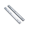 BS2701A 27mm Single Extension One Way Galvanized Ball Bearing Slides for Lightweight Cabinets