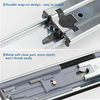 Cabinet Hardware 45mm Telescopic Channel Soft Close Ball Bearing Drawer Slides