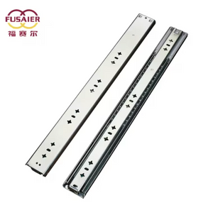 New Quality 45mm Wide Full-Extension Soft-Close Building Hardware 3-folds High Loading 45kgs Capacity soft-closing Drawer Slides