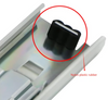BS4505F 45mm Full Extension Ball Bearing Slides with Bayonet for Office Cabinets
