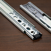 Modern 45mm 3-Fold Telescopic Rails Cold Rolled Steel Soft-Closing System for Kitchen Cabinets