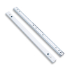 BS2725 27mm Two Section One Way Electrophoretic White Ball Bearing Slides for Furniture