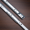 BS2701A 27mm Single Extension One Way Galvanized Ball Bearing Slides for Lightweight Cabinets