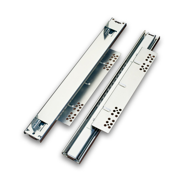 BS4511 Heavy Duty 45mm 3 Section U Shaped Ball Bearing Side Panel Drawer Slides