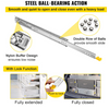 500 lb max loading ball bearing heavy duty telescopic rails industrial equipment camper truck storage sliding solution locking drawer slides