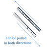 BS1701 17mm Two Way Travel Mini Ball Bearing Slides for Kitchen Office