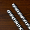 BS2701 27mm Single Extension Telescopic Rail Ball Bearing Guide Slide Runner One Way