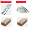 BS7601 76mm Three Section Heavy Duty Ball Bearing Slides Full Extension for Apartment