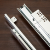 BS4511 Heavy Duty 45mm 3 Section U Shaped Ball Bearing Side Panel Drawer Slides
