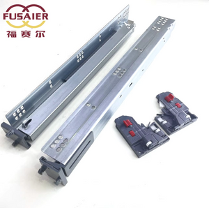 Foshan Factory ODM High quality Full Extension Loading Capacity 30kgs Soft Closing Undermount Slide / Concealed Slide with 3D Lock