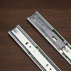 Modern 45mm 3-Fold Telescopic Rails Cold Rolled Steel Soft-Closing System for Kitchen Cabinets