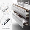 17mm Two Way Travel Wide Smooth Glide Mini Ball Bearing Drawer Rails for Kitchen Dresser Office Laboratory
