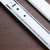 BS2725 27mm Two Section One Way Electrophoretic White Ball Bearing Slides for Furniture