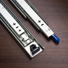 BS5320 Heavy Duty 53mm Three Section Ball Bearing Slides Handle for Cabinets Kitchen