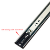  45mm 100lbs ball bearing drawer sliders full extension kitchen cabinet telescopic channel drawer rails with lock