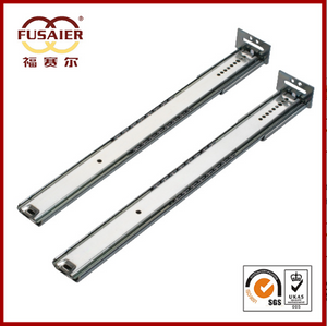 New Style ODM Strong Pull Adjustable and Stable Loading Capacity 25kgs 35mm Two-Folds Single Extension drawer system Ball Bearing telescopic rails 