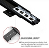 100lbs Office Computer Keyboard Drawer Sliders Ball Bearing Adjustable Height Fingerboard Drawer Guide Runners With Mounting Brackets