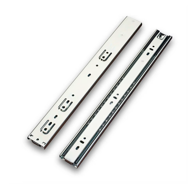 op quality and best selling ODM&OEM 45mm Width Full Extension Building Hardware Telescopic Channels Drawer Slide from China manufacturer 