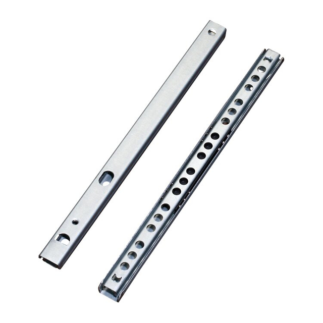 BS2701 27mm Single Extension Telescopic Rail Ball Bearing Guide Slide Runner One Way