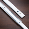 BS2725 27mm Two Section One Way Electrophoretic White Ball Bearing Slides for Furniture