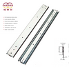 Foshan Factory Cabinet Hardware 51mm & 2.04' Width Ball Bearing Heavy Duty Drawer Sliders 70kg 155lbs 3 Fold Telescopic Slide Rails 