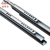 2-fold 17mm 27mm Width Hot Sale Cheap Price Furniture Kitchen Cabinet Ball Bearing double deck Galvanized Drawer Slide Runners Channel