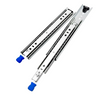  FOSHAN Factory free sample 53mm Width Full-Extension Soft Closing Building Hardware Telescopic Channels 3-folds Buffer High Loading Capacity 227kgs Drawer Slides