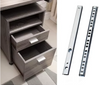 BS1701 17mm Two Way Travel Mini Ball Bearing Slides for Kitchen Office