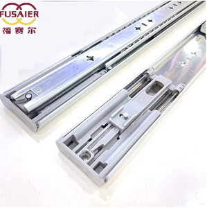 New Quality 45mm Wide Full-Extension Soft-Close Building Hardware 3-folds High Loading 45kgs Capacity soft-closing Drawer Slides