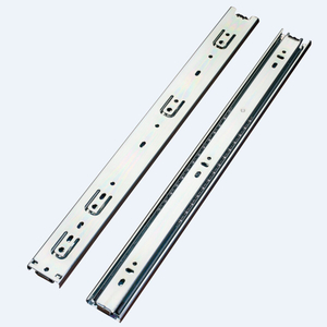Modern 45mm Three-Section Full Extension Telescopic Ball Bearing Drawer Slides for Kitchen Cabinets Office Furniture