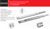 Customizable 45mm Ball Bearing Drawer Slide Bayonets Telescopic Rail for Furniture