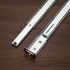 Light Duty 35mm Ball Bearing Slides Strong Pull 2-Fold Single Extension Telescopic Rails with Rear Mount Bracket