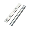 Modern 45mm 3-Fold Telescopic Rails Cold Rolled Steel Soft-Closing System for Kitchen Cabinets
