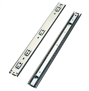 Modern 35mm 3 Section Reverse Ear Ball Bearing Telescopic Rail Full Extension Mounting Tabs Drawer Slides