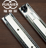 Fusaier Hardware Furniture 53mm Side Mount Telescopic Drawe Channel Drawer Slide Rail